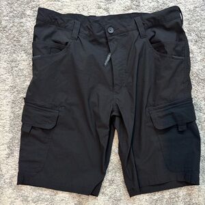 Propper Men Black Nylon Cargo Shorts Casual Outdoor Hiking  Bottoms Size 36